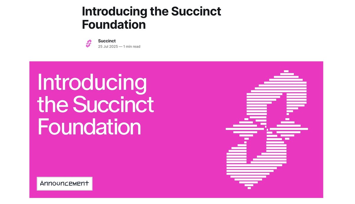 <a href="/SuccinctFND/">Succinct Foundation</a> say hello to the community 

$PROVE  is coming 
I click but I don't Yap it so bad.

It is still a will union yappers😂

We the Union yappers will too cope. Nobody should be depress. Even that day top OG will still be eligible for their yapping.