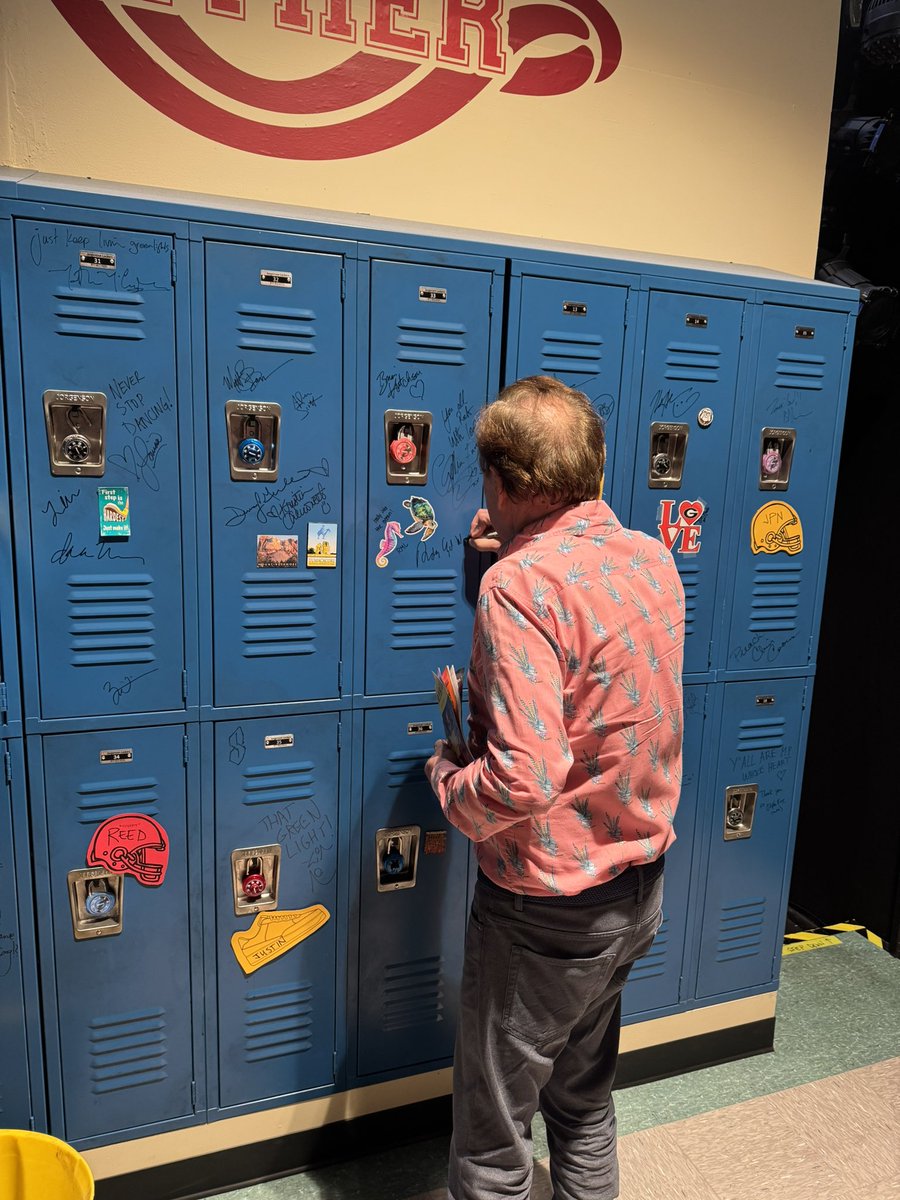 the icon signed our lockers