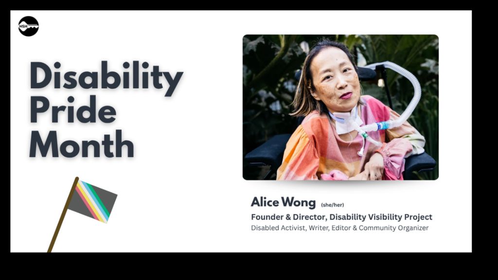 SF Dept. of Homelessness & Supportive Housing (@sf_hsh) on Twitter photo This #DisabilityPrideMonth, we’re proud to honor Alice Wong (she/her), <a href="/SFdirewolf/">Alice Wong 王美華</a>, a visionary disabled activist, writer, editor, and community organizer based in San Francisco. 🧵 This #DisabilityPrideMonth, we’re proud to honor Alice Wong (she/her), <a href="/SFdirewolf/">Alice Wong 王美華</a>, a visionary disabled activist, writer, editor, and community organizer based in San Francisco. 🧵