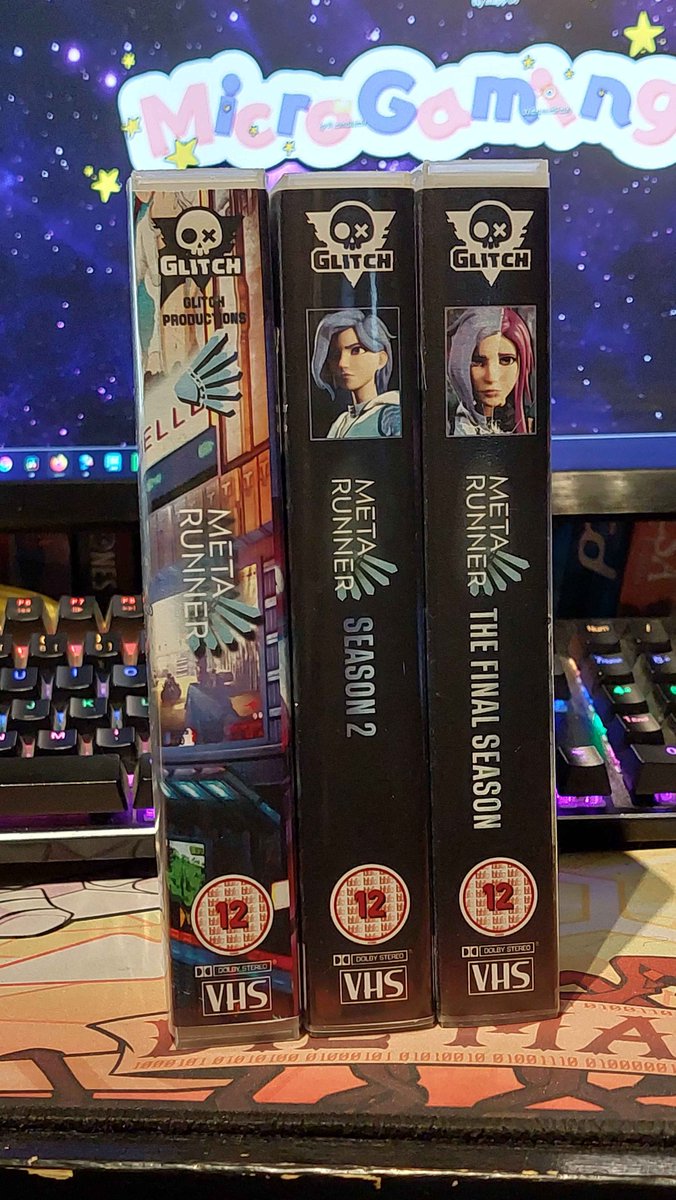RealMicrogaming's tweet image. So i made all 3 seasons of Meta Runner in VHS #metarunner #glitch #tari @glitch_prod