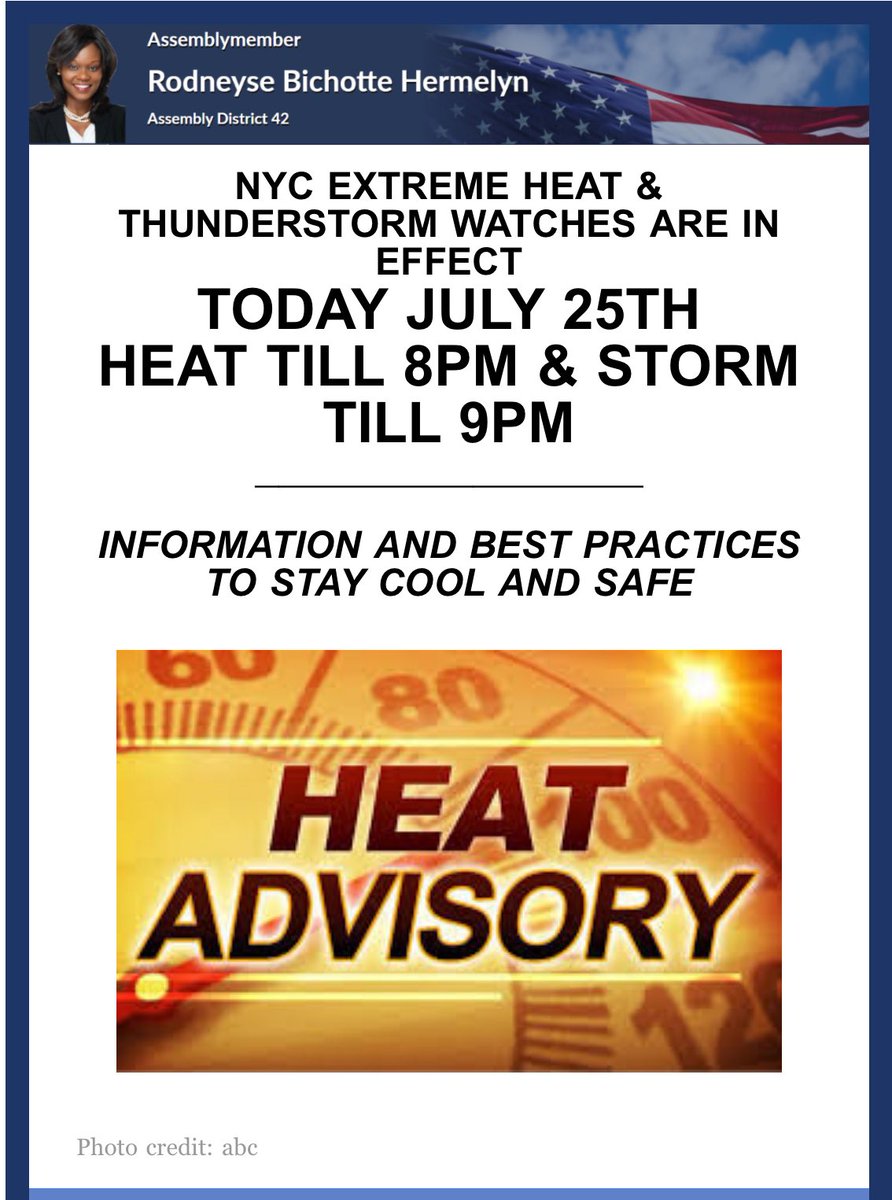 NYSBichotteHerm's tweet image. 🚨 Important Update 🚨
Due to the extreme heat and incoming thunderstorms, today’s Summer Subway Hours at Flatbush Brooklyn College (2/5 line) have been postponed for everyone’s safety.
Stay cool, stay safe, and keep an eye out—we’ll announce a new date soon!
☀️ Read more…