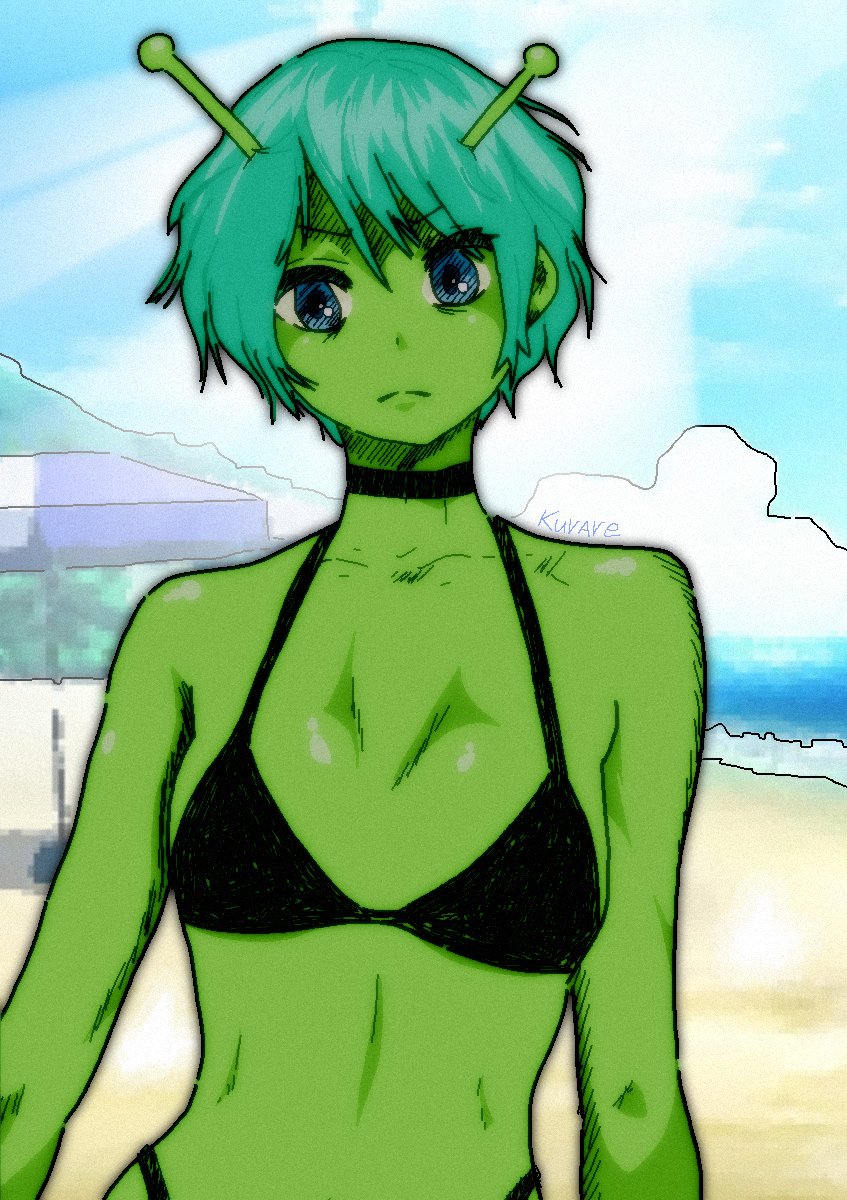 Kurarebae's tweet image. :)
#digitalart #alien #ufo #summer