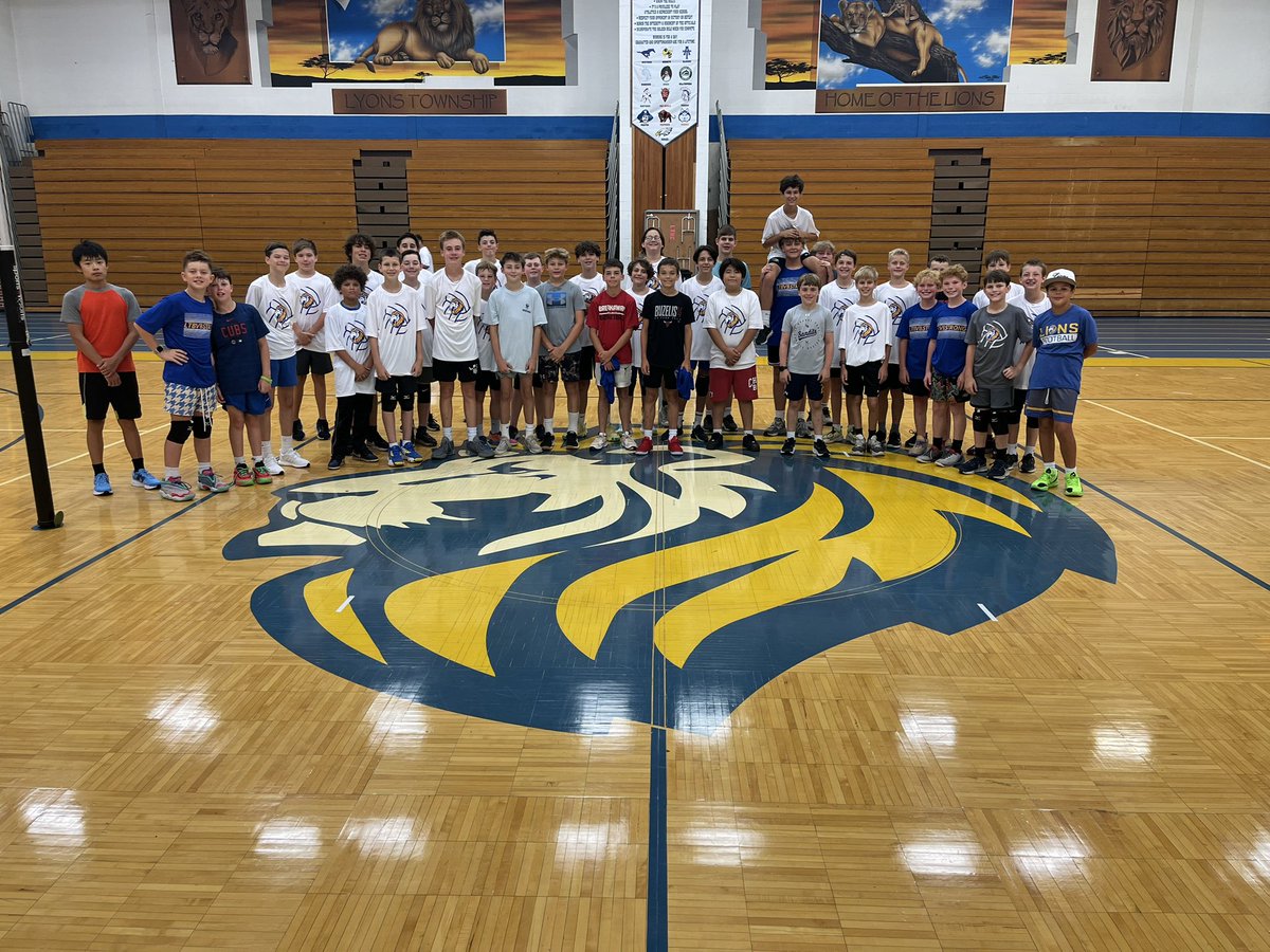 Day 5 and LTBVB Camp in the 📚!  Our highest turnout yet with OVER 200 👀 in attendance!  Building for the future! <a href="/LTHS_Athletics/">LT Athletics</a> <a href="/LTHS_D204/">Lyons Township High School District 204</a> <a href="/jltyrrell8/">Dr. Jennifer Tyrrell</a>