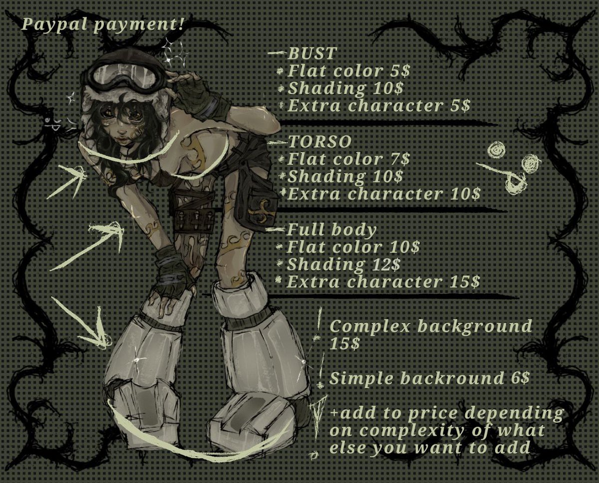 kanib4llz's tweet image. Updated Commission Prices!!!
#Commission #ArtCommission #artcommissions