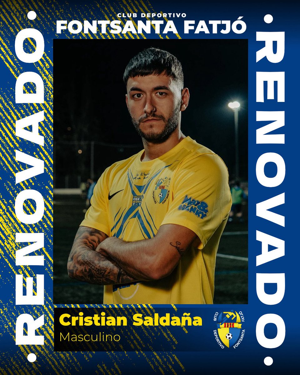 PLANTILLA | MASCULINO 🟡🔵

Cristian Saldaña seguirá luchando por la ilusión y los objetivos del barrio.

#CDFF #lailusiodunbarri