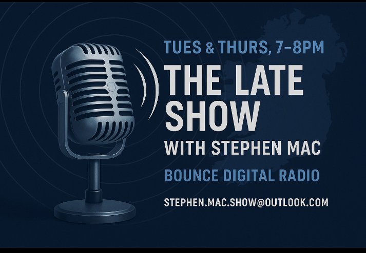 Stephen Henry Martin Mc Clenaghan ๐ฎ๐ช๐ฌ๐ง๐งก๐ซถ๐ป๐ (@clenaghantully) on Twitter photo I'm Stepehen mcclenaghan.I have a show on a community radio station in Banbridge N.Ireland, I showcase small independent artists and give them a platform to show off their music ..
Email me Stephen.mac.show@outlook.com if you have music played for free I'm Stepehen mcclenaghan.I have a show on a community radio station in Banbridge N.Ireland, I showcase small independent artists and give them a platform to show off their music ..
Email me Stephen.mac.show@outlook.com if you have music played for free