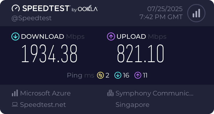 Speedtest in the Microsoft Copilot agent browser ⚡...
