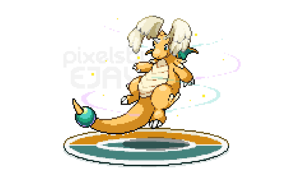pixelsbyejay's tweet image. henlo, here's a Gen V - Mega Dragonite Sprite for y'all💫

#カイリュー #Dragonite #Pokemon #PokemonPresents