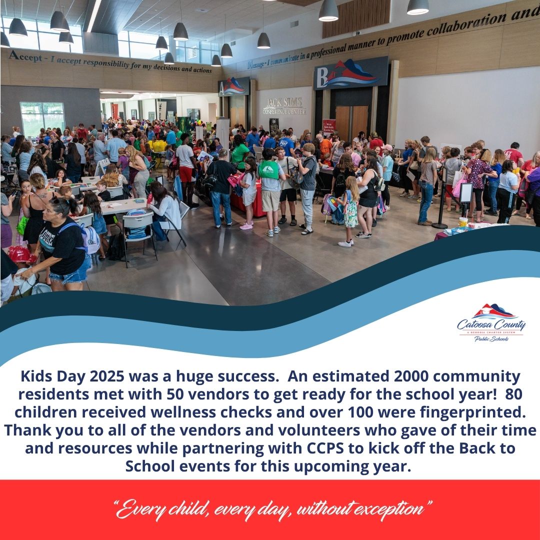 Kids Day 2025 was a huge success.  Thank you to all of the vendors and volunteers who gave of their time and resources while partnering with CCPS to kick off the Back to School events for this upcoming year. #ECEDWE #backtoschool2025
