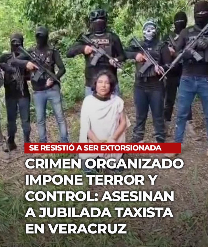Enea_Salgado's tweet image. Irma Hernández Cruz fue secuestrada por un gpo criminal que opera Veracruz a plena luz del día como si nada.
La humillaron, la asesinaron por no pagar piso.
Mientras el gobierno defiende ¡estatuas!, censura a críticos y cubre a funcionarios con nexos con criminales.
Impunidad.