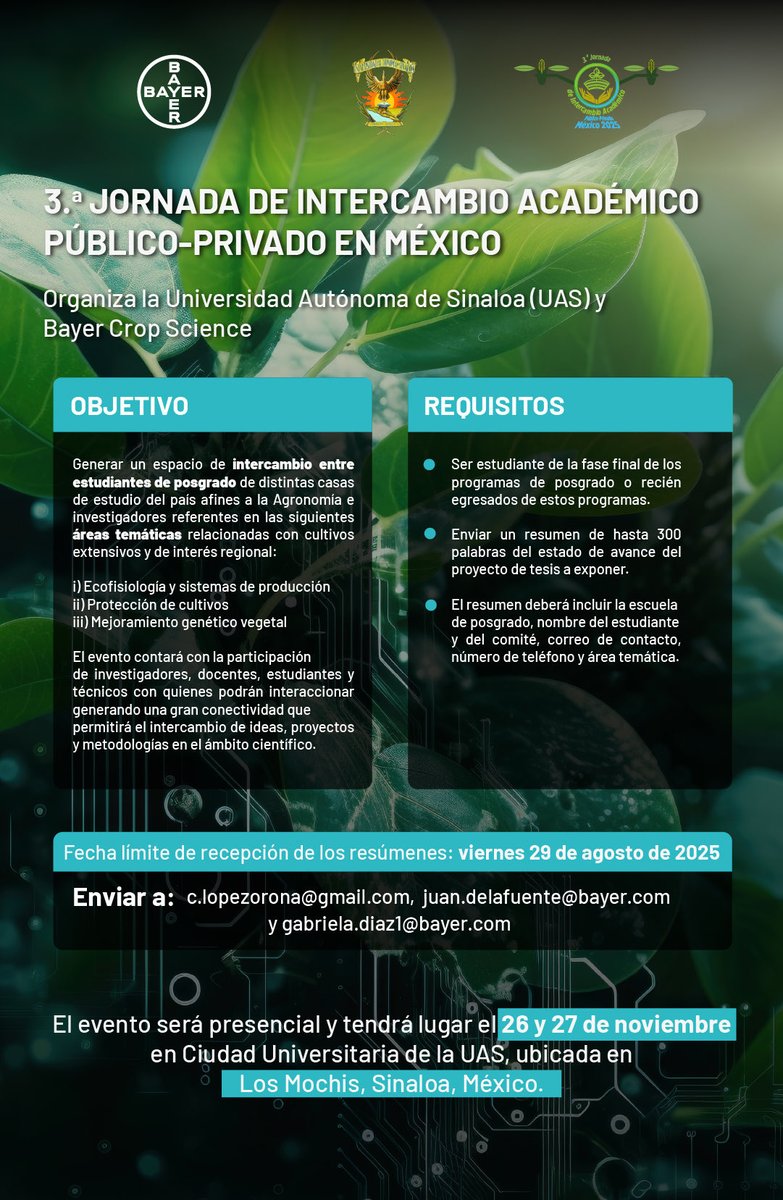 Gustavomaddonni's tweet image. Atentos estudiantes de postgrado mexicanos!! Se viene la 3 JIAPP México. Envía tu postulación