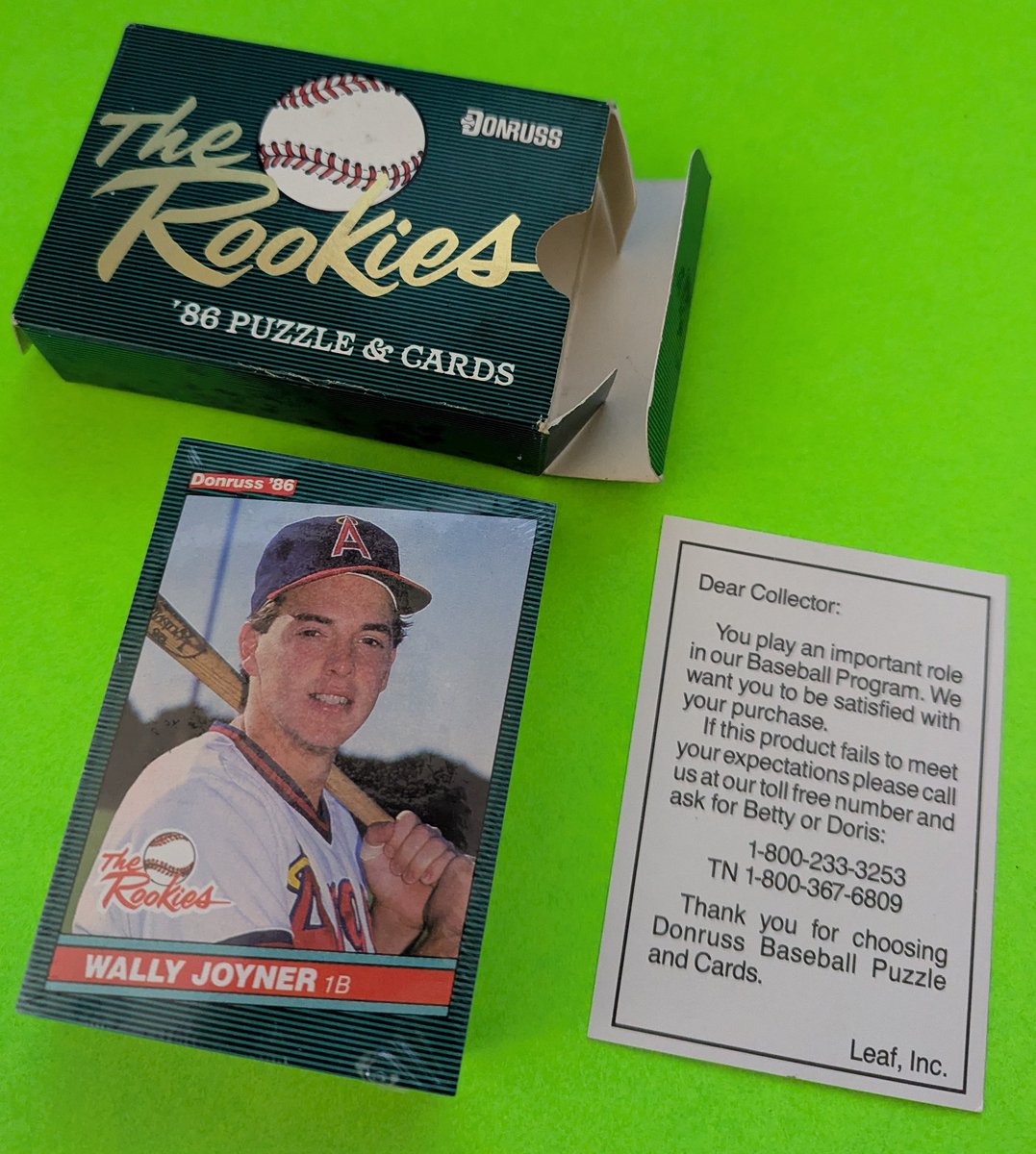 1986 Donruss The Rookies factory sealed set. $30 shipped.