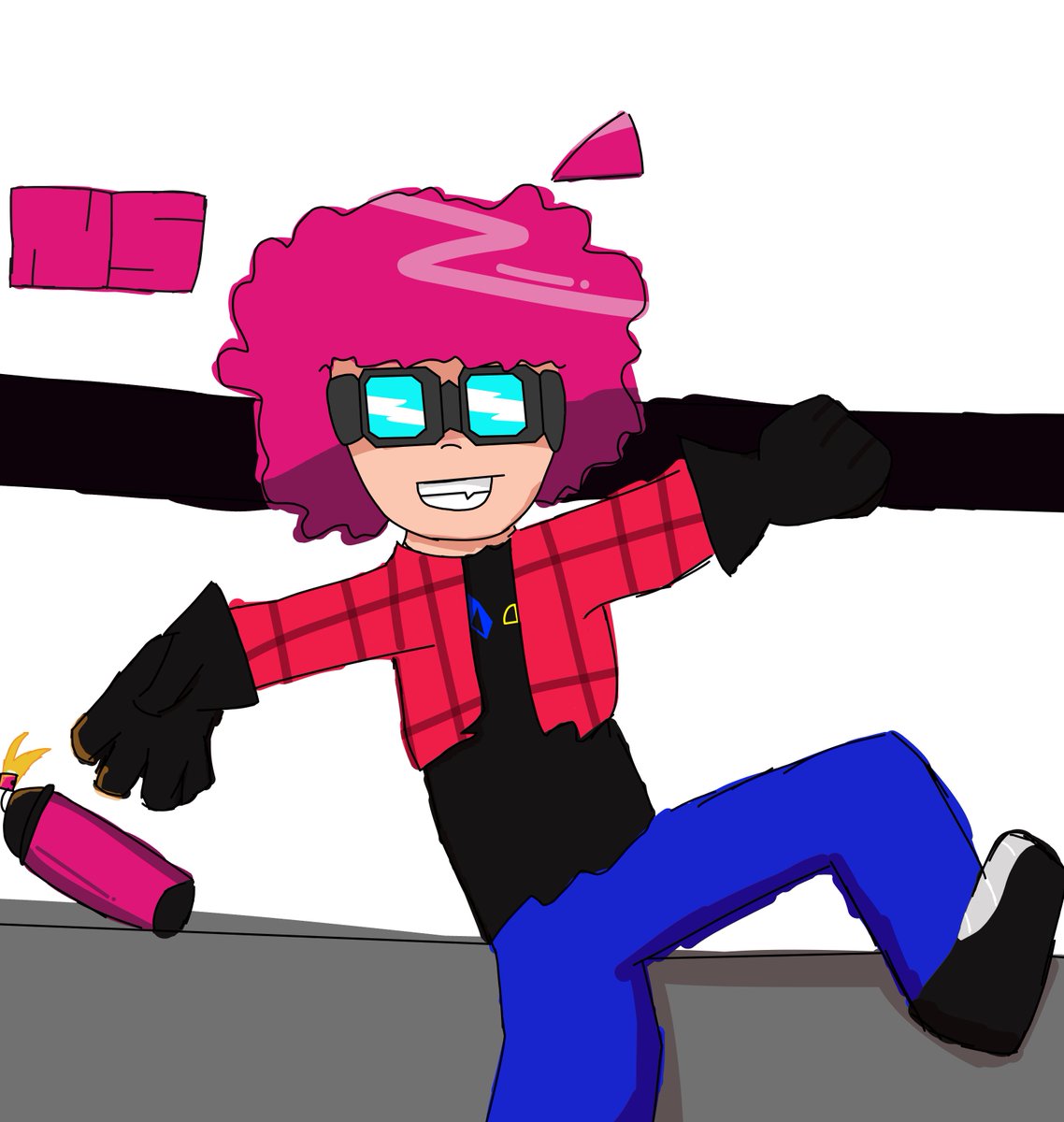 nikkogamer3's tweet image. Segura o Grosso #art #digitalart #ocs #krita