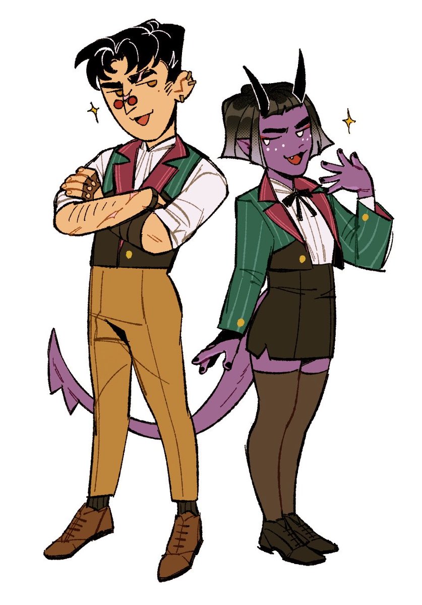 witchazard's tweet image. The two most awful people you know are doing it sloppystyle
