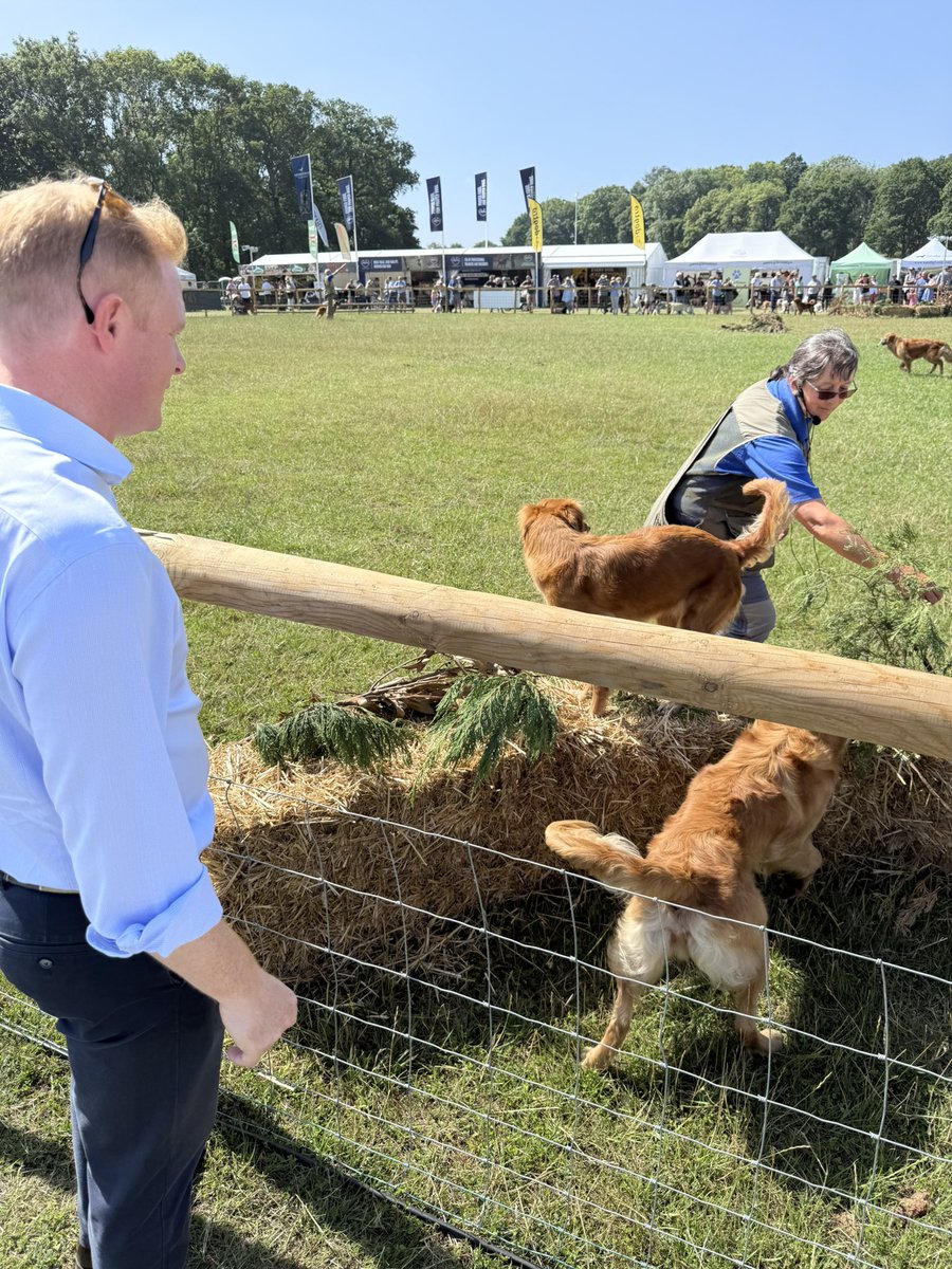 Supporting rural communities, our rural economy and our rural way of life is so incredibly important.

But too often it is under attack from politicians who don’t understand.

Great to be at <a href="/TheGameFair/">The Game Fair</a> today championing and standing up for all who work within our countryside.