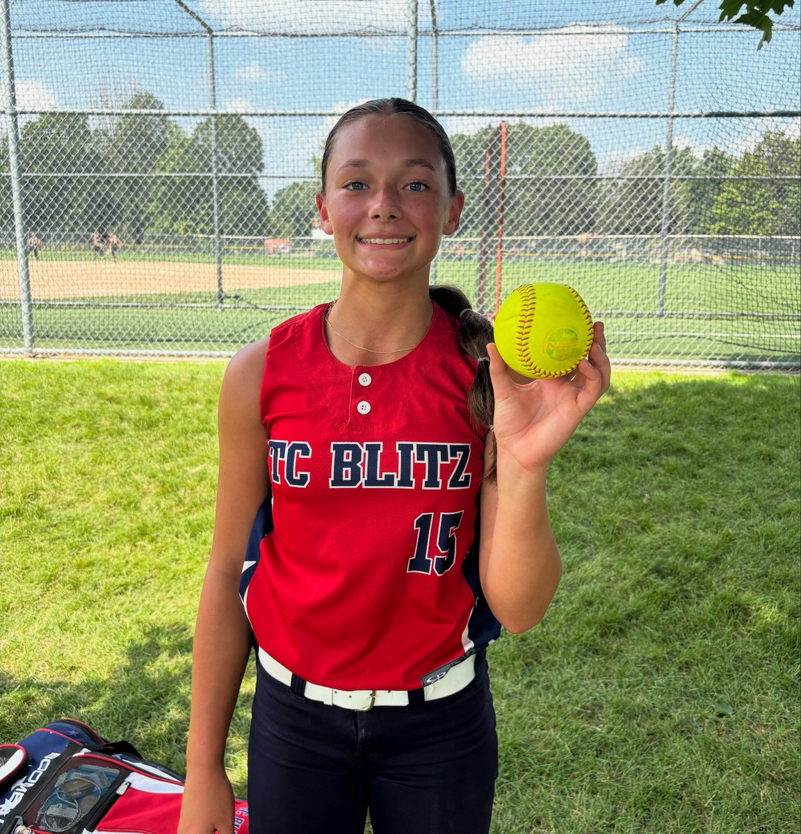 13u Elise Dormody with her 3rd 💣 of the summer today at NAFA!  💪