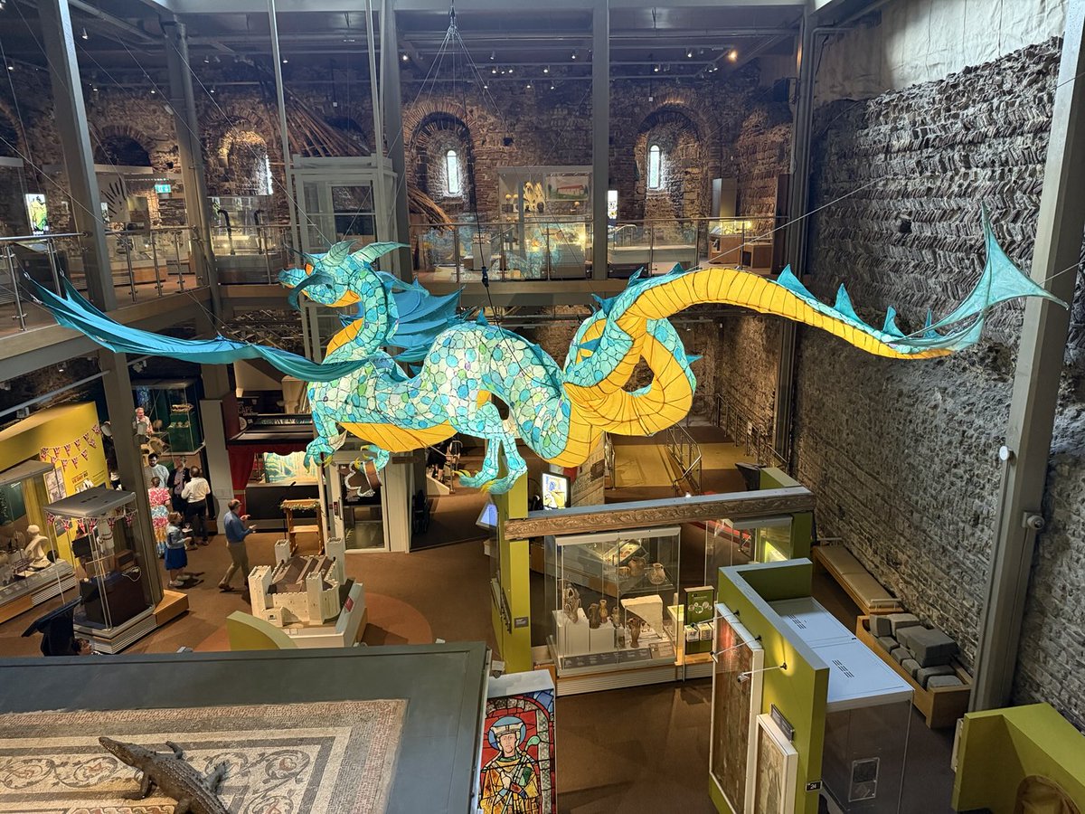 Preview of new exhibition at Colchester Castle ⁦<a href="/ColMuseums/">Colchester Museums</a>⁩ - Mythical Creatures. Well worth a visit.