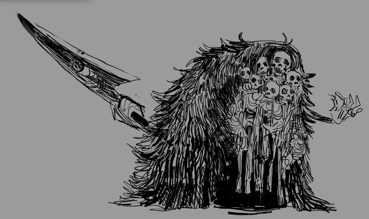 dark souls gettin me to draw stuff outside my comfort zone