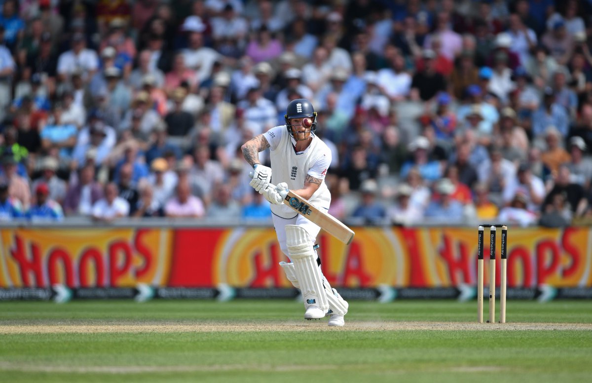 Barry Mitchell (@aboundaryedge) on Twitter photo Ben Stokes finished day 3 unbeaten on 77 as <a href="/englandcricket/">England Cricket</a> build a sizeable first innings lead at Emirates Old Trafford #ENGvIND Ben Stokes finished day 3 unbeaten on 77 as <a href="/englandcricket/">England Cricket</a> build a sizeable first innings lead at Emirates Old Trafford #ENGvIND