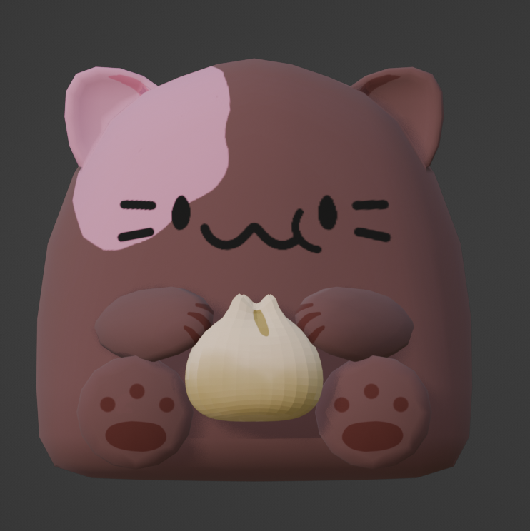 LoxusHM's tweet image. 3D Twitch Integrated Throwables of @ohaiyokaiyo little dumpling mascot! #doodlebao