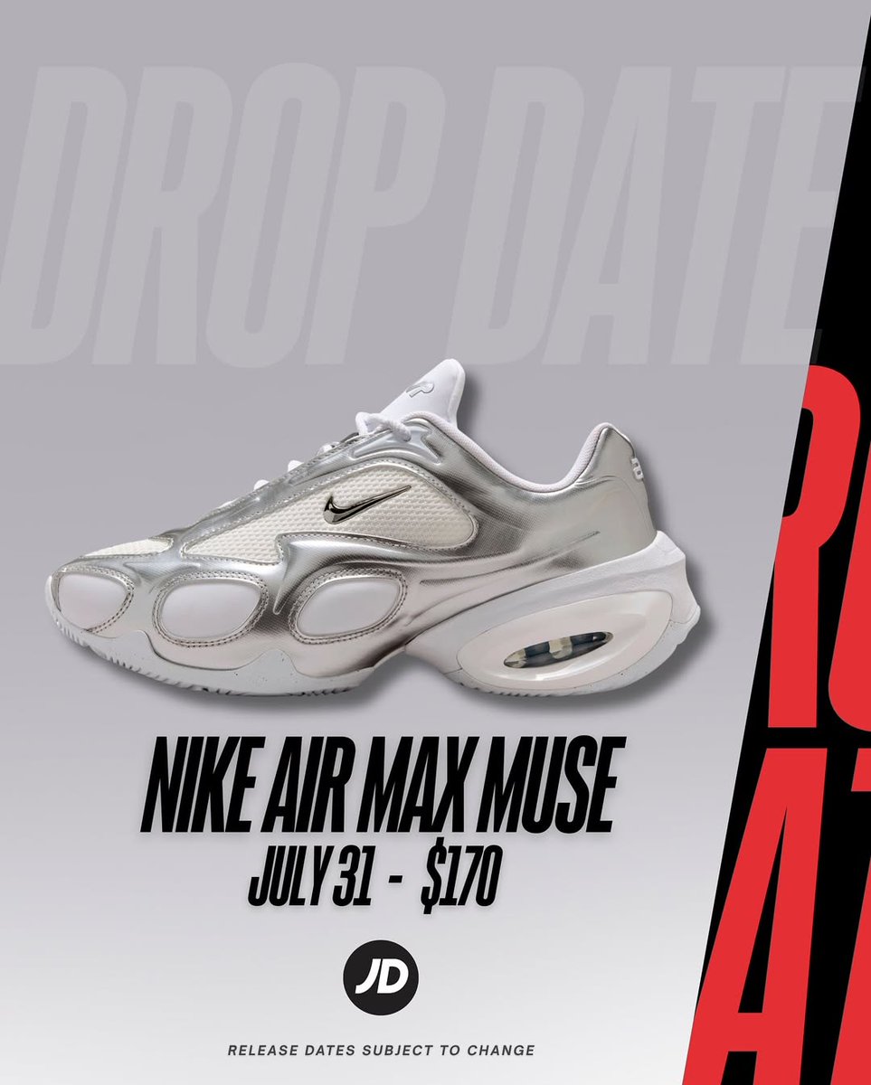 jdsportsus's tweet image. End-of-July drops are NOT playing around 🫨🔥 Rare Air Retros from @jumpman23 + head-turners from @nike.
What’s on your cop list? 👀