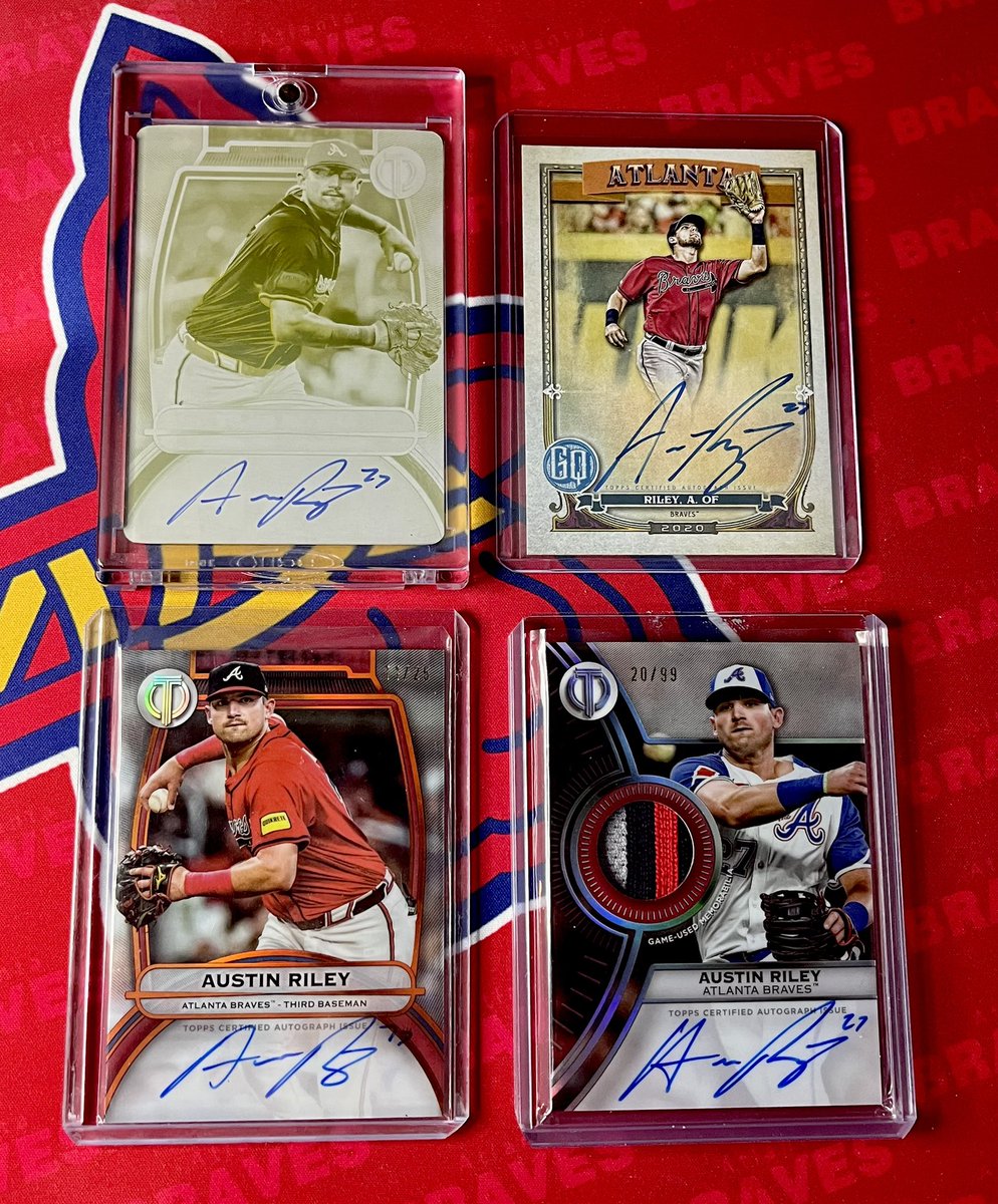 JBMcards's tweet image. Anyone know an Austin Riley collector?