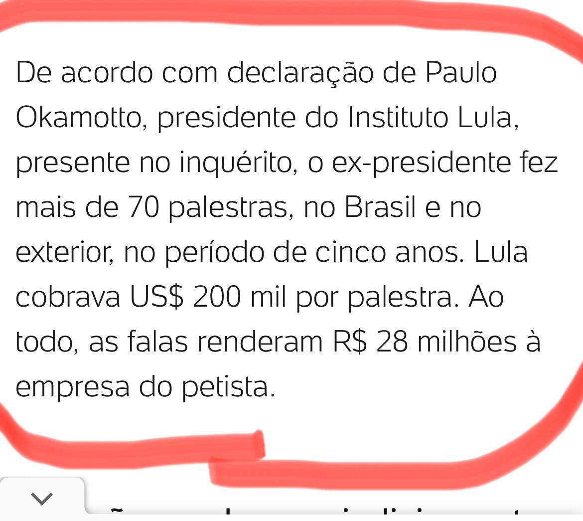 ciro_nogueira's tweet image. Presidente Lula, o senhor desistiu de disputar eleição? Segundo Paulo Okamoto, em depoimento, só em palestras o senhor faturou R$ 28 milhões. Se “pobre não pode votar em rico”, como diz agora, não vai ser candidato. Ou esqueceu que é rico?
Lula, se tem um caso de pobre contra…
