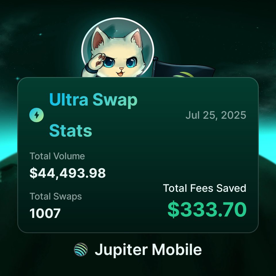Broda_web4's tweet image. just sayin...
just use @jup_mobile