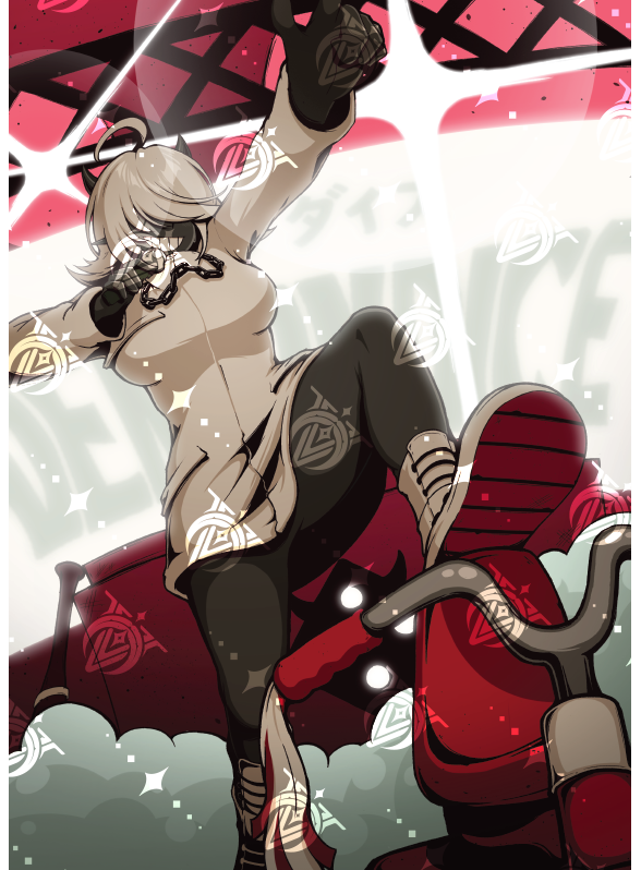 Vcard got me the watermarked Demondice art to show you all!

#demondice