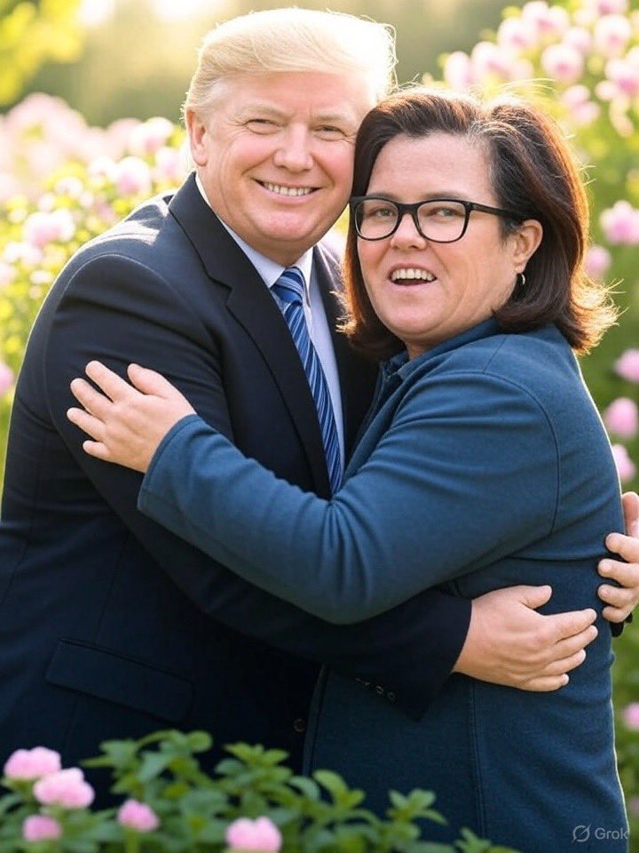 SwedishCanary's tweet image. Do you think DJT invited Rosie to join him for the weekend in Scotland since he’s in the neighborhood? Can you imagine if Trump made peace with O’Donnell he would deserve the Peace Prize.
