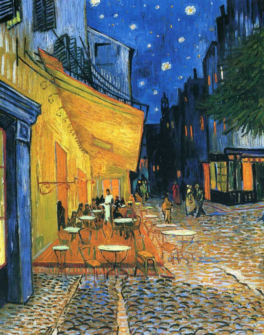 ArtGuide_db's tweet image. Vincent van Gogh
Café Terrace at Night