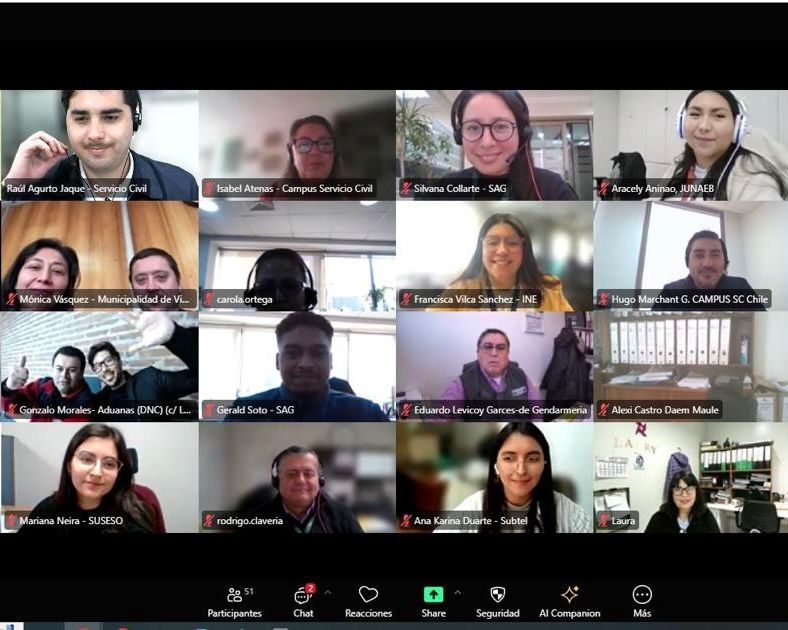 🎓 ¡Emocionante estuvo el cierre de la novena versión de Mentoría Digital 2025!

👏 41 mentores y 41 mentes se certificaron hoy, pertenecientes a la Administración Central del Estado, servicios de salud, hospitales y municipalidades.
 
📍 ¡De la cordillera al mar; del norte al