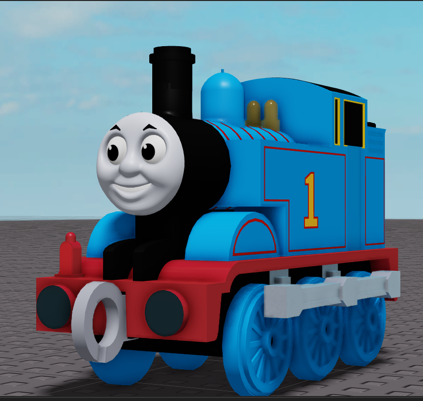 mikuoeoo's tweet image. And hes done! The ruby red thomas die cast model