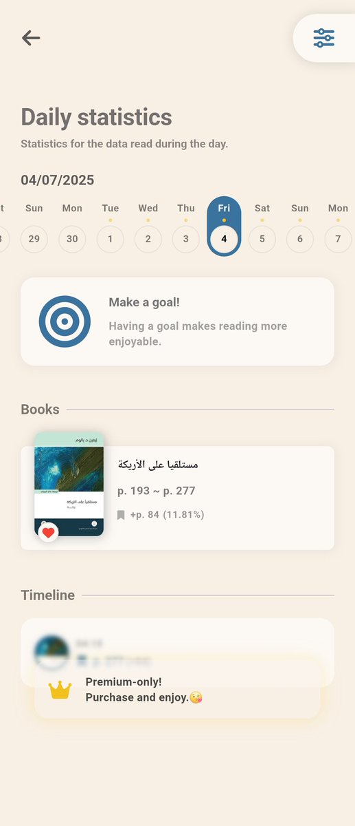 7at93's tweet image. يوم الجمعة هو اليوم اللي قرأتي اكون فيه قليلة جدًا، بسبب طقوس الجمعة، روحانية الجمعة، أو جمعات عائلية وأمور مقل كذا ✨️🤍
أنتو اش اليوم اللي قرأتكم تكون فيه قليلة؟ 🤔