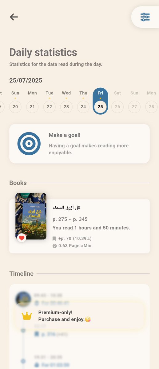 7at93's tweet image. يوم الجمعة هو اليوم اللي قرأتي اكون فيه قليلة جدًا، بسبب طقوس الجمعة، روحانية الجمعة، أو جمعات عائلية وأمور مقل كذا ✨️🤍
أنتو اش اليوم اللي قرأتكم تكون فيه قليلة؟ 🤔