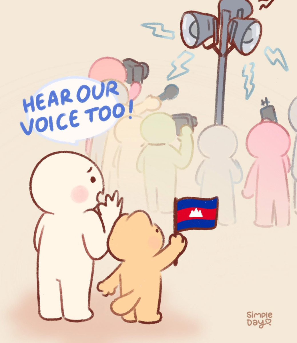 _sojujeon's tweet photo. We don’t seek your pity. We only ask you, our international friends, to hear us out. With our small voice, we share our side of the story. We will continue to stand strong, both mentally and physically, in pursuit of justice

#ThailandStartedTheWar 
#JusticeForCambodia https://t.co/62e0A1bGd0