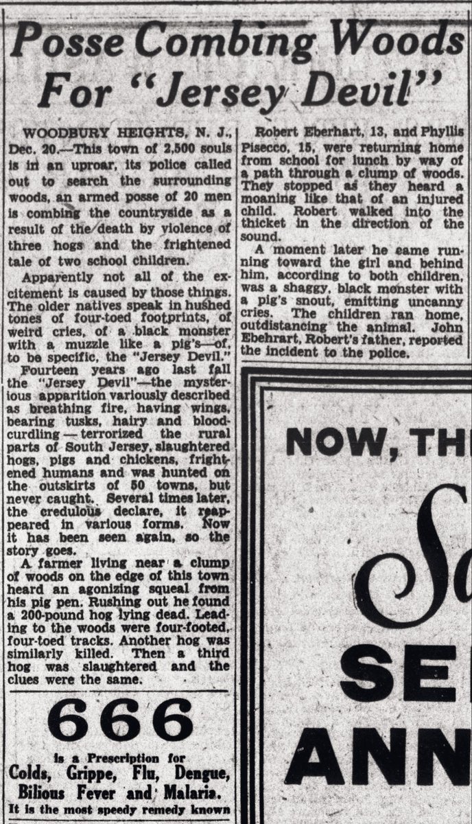 Posse Combing Woods For "Jersey Devil"

The Washington times (Washington [D.C.]), December 20, 1929