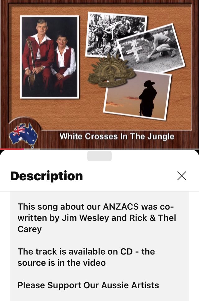 WesleyMediaHub's tweet image. “dad co-wrote this song”
…and I’d love to know what you think of it?
(White Crosses In The Jungle)
🎧Take a listen here youtu.be/_maD7A_x6Yg?si…