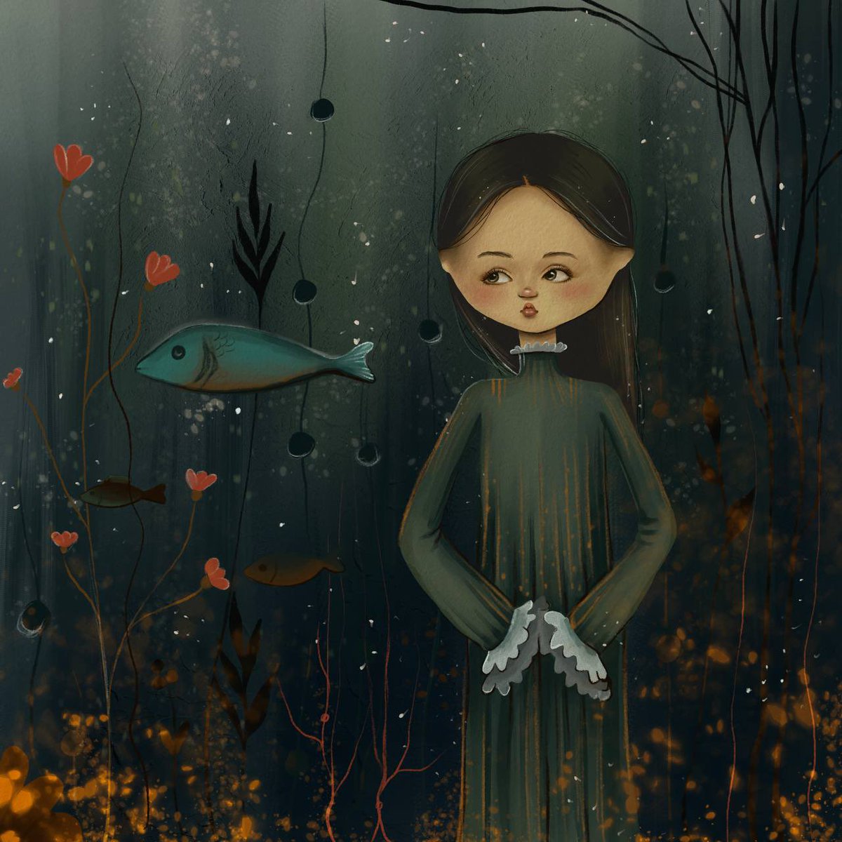 MalinkiArt's tweet image. Congratulations to me 😂
My first drop on @SkurpySocial wonderful new marketplace ❤️
This is a picture of what remains between words. A girl, shrouded in shadows and flowers, seems to be frozen at the moment when feelings….
skurpy.com/marketplace/co…