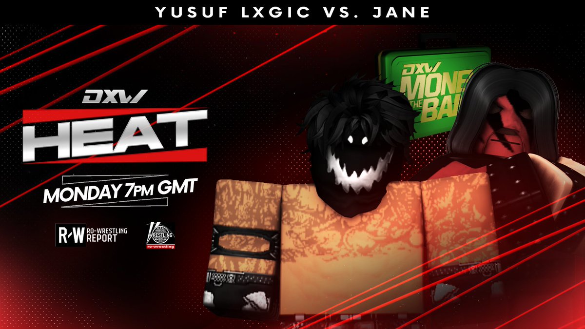 DXW | Heat

On Monday at 7PM GMT we'll have three DXW Money In The Bank Qualifying Matches:

<a href="/uhpohluh/">AL</a> vs. #AndrewWyatt
#VonAndrews vs. <a href="/visxkk/">v</a>
#YusufLxgic vs. <a href="/JacobIvoryRW/">Jacob/Kamil</a>