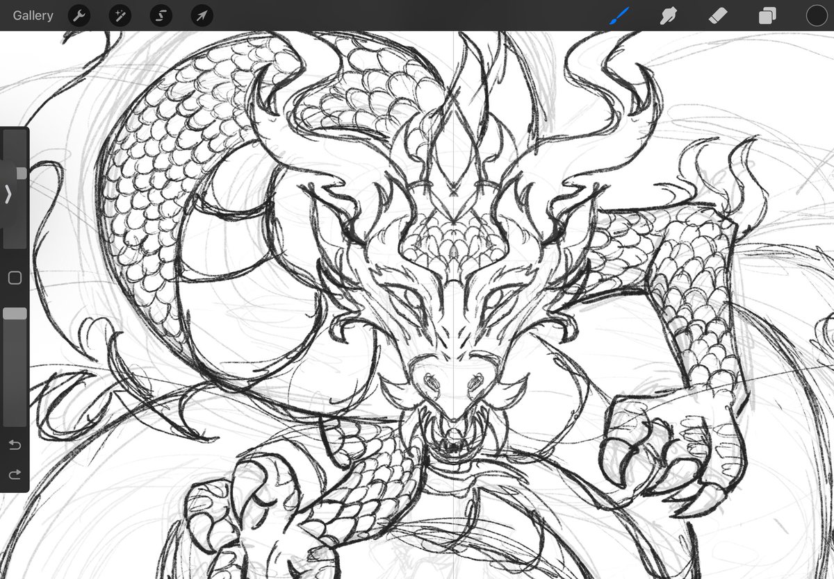 SnowMonkeyArts's tweet image. Dunno if I'm ever going to finish this but I like the sketch so far so plz enjoy a preview 💕