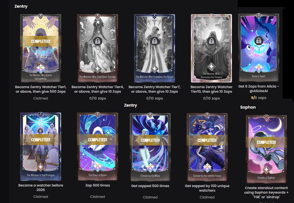 j0vany1's tweet image. Here’s my full @zentry card collection so far. All cards are still obtainable except for two special ones that will never be available again:
@sophon card (Sophon-exclusive)
Early Zentry watcher (joined before 2025)
These two are now permanently out of reach, making them…