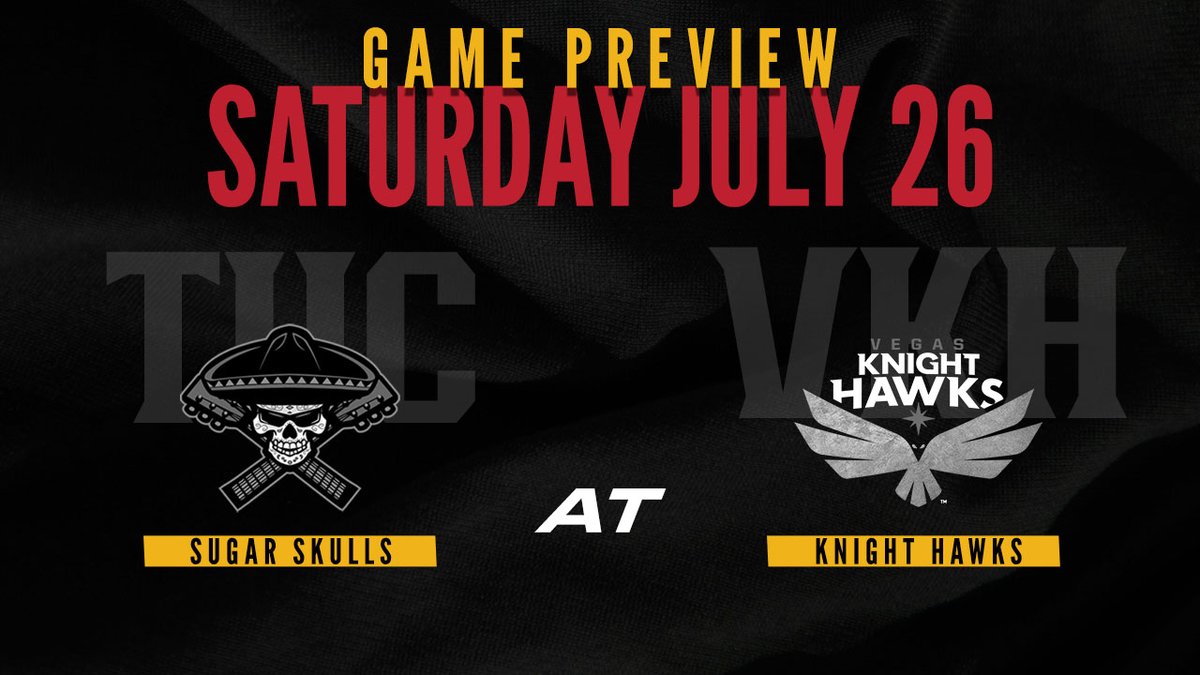 𝗚𝗮𝗺𝗲 𝗣𝗿𝗲𝘃𝗶𝗲𝘄 
Sugar Skulls Aim for Season Finale Statement in Rematch with Playoff-Bound Vegas

Read Full Story: ow.ly/VSPQ50WvwyN