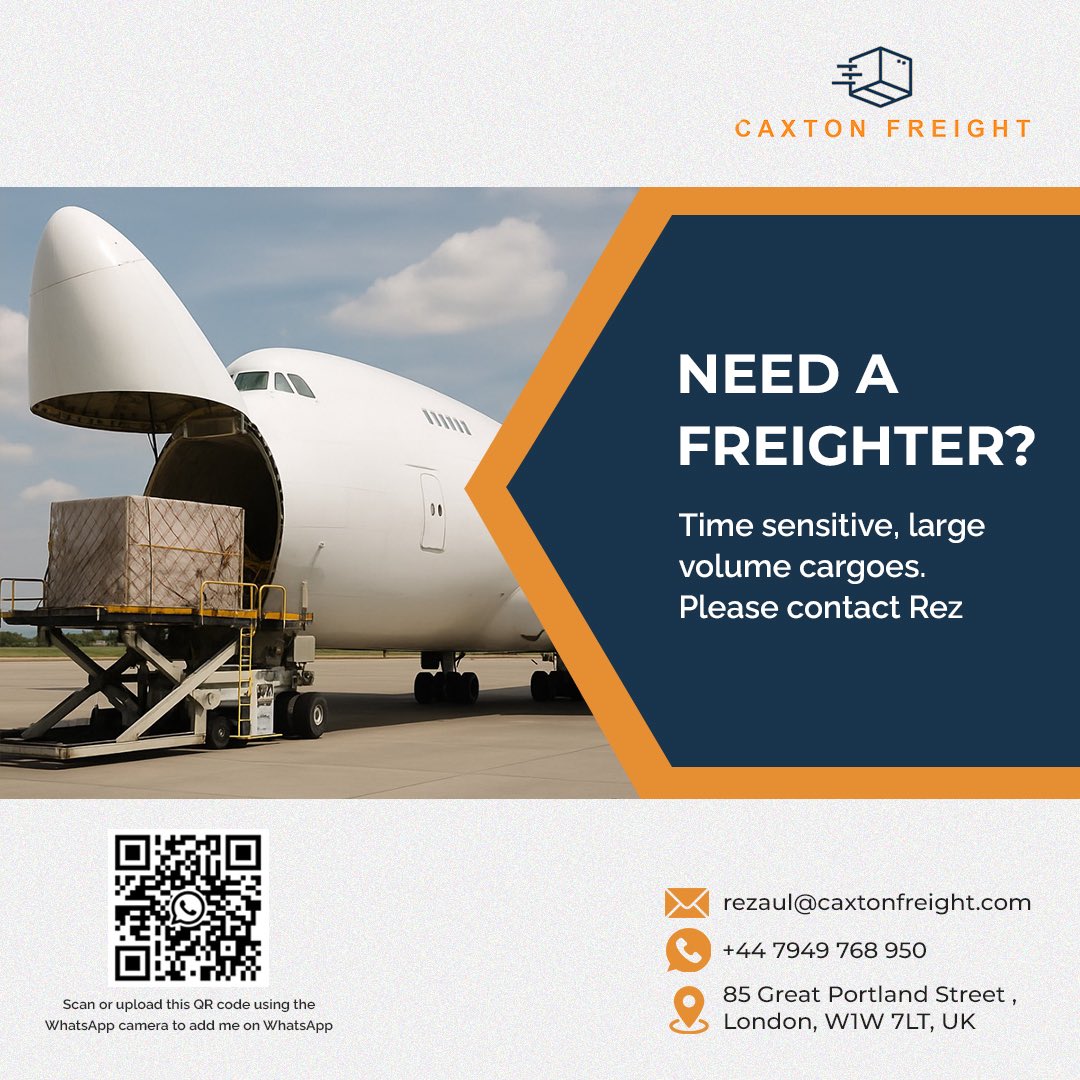 Caxtonfreight's tweet image. #air #freight #logistics #shipping