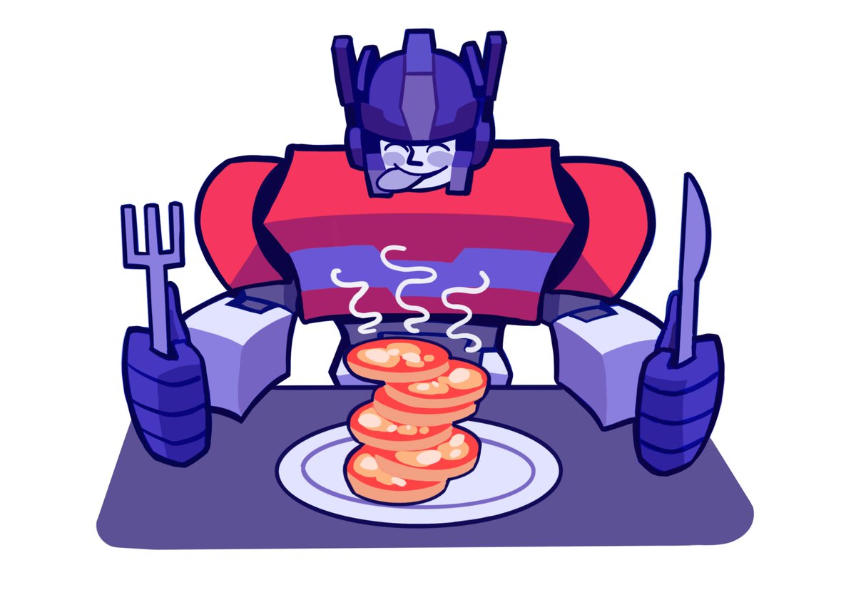 randompers0n_63's tweet image. Pizza! #OptimusPrime