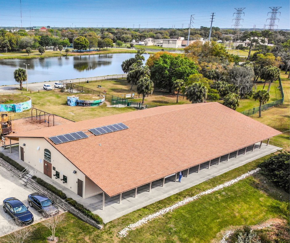 Oldsmar's tweet image. PARKS & RECREATION MONTH
In 2006, 8th City park opened as Mobbly Bayou Wilderness Preserve, destination to eco-explore its natural & pristine state along waterways of Tampa Bay. Bark Park enclosed areas filled with obstacle course equipment & plenty of open, shaded space.