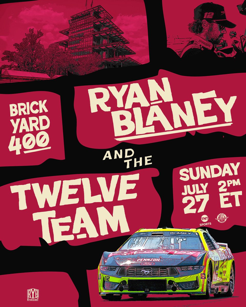 Blaney's tweet image. The 12 Crew is ready to dance this Sunday as we “gotta keep movin’ on” with strong performances. Watch the show on TNT or stream on MAX at 2 PM et.