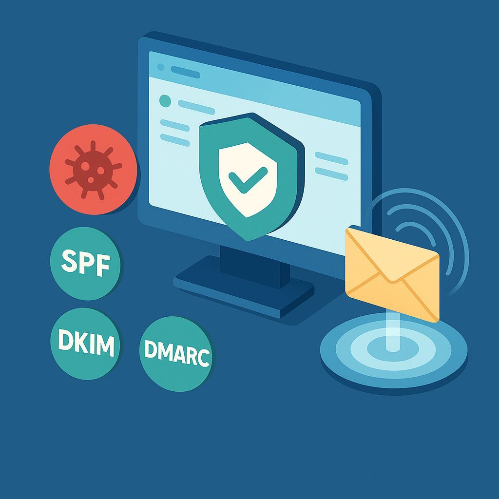 MailSlurp's tweet image. Spot threats before they hit your inbox. MailSlurp scans emails for spam, spoofing, and viruses to keep your domain secure and your sender reputation clean. 

#EmailSecurity #SpamFilter #VirusDetection #DKIM #SPF #DMARC 

buff.ly/Y6K08Ei