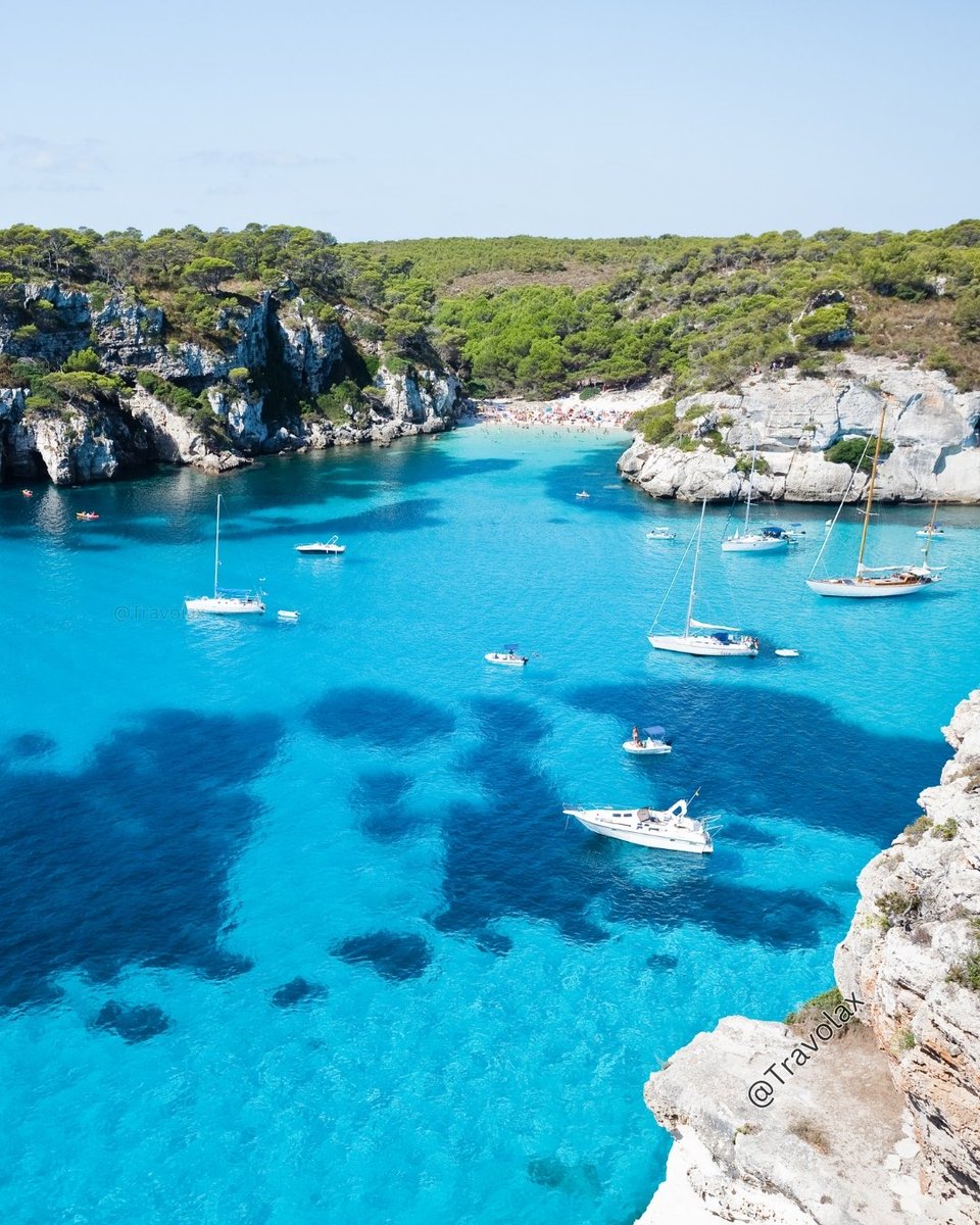 travolax's tweet image. Macarelleta Beach โ Menorca, Spain ๐ช๐ธ
