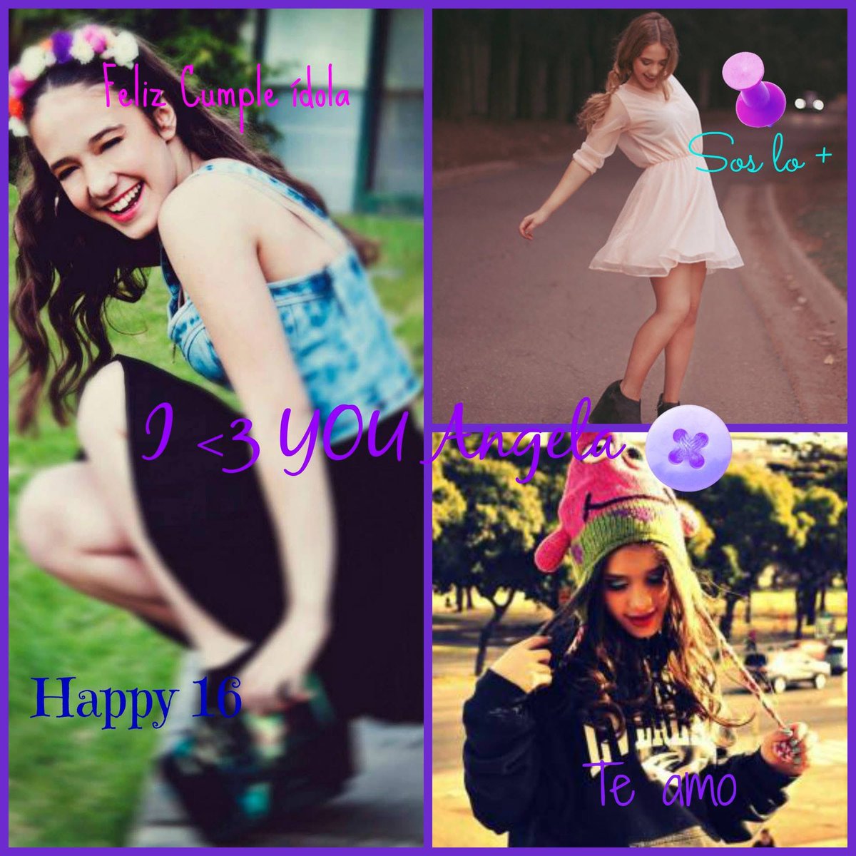 CandeGarzon_'s tweet image. La que más celebra que le vaya bien a Ángela Torres es la Candela de 11 años que hacía estas cosas. “Sos lo +” jskfkdj 🙏🏻
